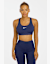 Nike Swoosh Padded Medium soutien-gorge de sport femmes Bleu Foncé