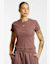 Nike Ripped t-shirt femmes Marron
