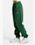 Nike Phoenix Fleece Oversize pantaloni della tuta donna Verde