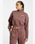 Nike Phoenix Fleece Crop maglioni Marrone