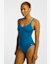 Nike Effortless Essential V-Neck maillot de bain femmes Turquoise