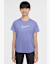 Nike One Fitted Dri-FIT Mädchen T-Shirt Flieder