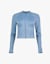 Nike Pro Seamless Dri-FIT veste de sport femmes Bleu Clair