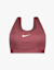 Nike Swoosh Padded Medium Damen Sport-BH Pink