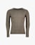 Odlo Seamless Performance Wool manche longue thermique hommes Marron