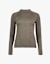Odlo Seamless Performance Wool Damen Thermo Longsleeve Braun
