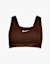 Nike Swoosh Padded Medium soutien-gorge de sport femmes Marron