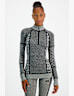 Kari Traa Smekker Merino Half-Zip maniche lunghe termica donna Nero