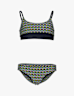 BEACH MOUNTAIN Mädchen Bikini Blau