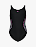 speedo Placement Muscleback costume da bagno bambina Nero