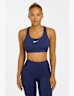 Nike Swoosh Padded Medium soutien-gorge de sport femmes Bleu Foncé