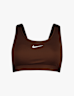 Nike Swoosh Padded Medium soutien-gorge de sport femmes Marron