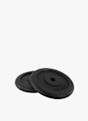 POWERZONE 2 x 10 kg disque d'haltères 2 x 10 kg Noir 222 1