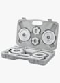 POWERZONE 10 kg set d'haltères Argent 221 2