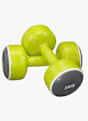 POWERZONE 2 x 3 kg Hanteln Grün 1005 1