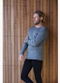 icebreaker Merino 200 Oasis manche longue thermique hommes Gris 1467 2