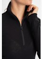 icebreaker Merino 175 Everyday Damen Thermo Longsleeve Schwarz 1472 4