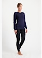 icebreaker Merino 200 Oasis maniche lunghe termica donna Blu 1476 3