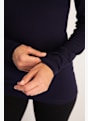 icebreaker Merino 200 Oasis maniche lunghe termica donna Blu 1476 4