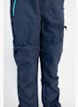 46 NORD Zip-Off Mädchen Wanderhose Blau 3174 4