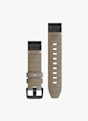GARMIN 20 mm QuickFit® bracelet de montre en cuir Gris 3811 2