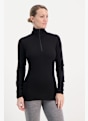 icebreaker Merino 260 Tech maniche lunghe termica donna Nero 6762 1