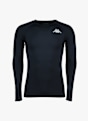 Kappa 4SKIN Kombat Vurbat Herren Thermo Longsleeve Schwarz 10810 1