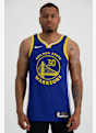 Nike Golden State Warriors Icon Edition Stephen Curry Herren Basketballtrikot Blau 12490 1