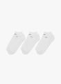 Nike 3-Pack Everyday Lightweight No-Show 42-46 Socken Weiss 12753 4