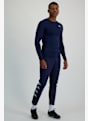 Kappa 4SKIN Kombat Vurbat Herren Thermo Longsleeve Blau 13858 3