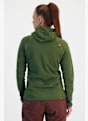 Elevenate Skiers Hood midlayer donna Verde 15106 2