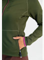 Elevenate Skiers Hood midlayer donna Verde 15106 3