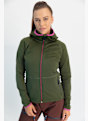 Elevenate Skiers Hood midlayer donna Verde 15106 5