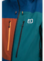 Ortovox Deep Shell 3L veste de ski hommes Turquoise 15911 4
