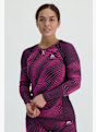 Odlo Performance Blackcomb Warm ECO Damen Thermo Longsleeve Rot 16073 1