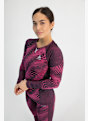 Odlo Performance Blackcomb Warm ECO Damen Thermo Longsleeve Rot 16073 4
