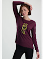 super.natural Skianto longsleeve donna Rosso 16415 1