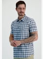 46 NORD camicia da trekking uomo Blu 18487 1