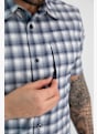 46 NORD chemise de randonnée hommes Bleu 18487 4