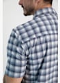 46 NORD Herren Wanderhemd Blau 18487 5
