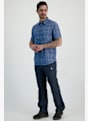 46 NORD Herren Wanderhemd Blau 18492 3