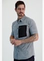 46 NORD chemise de randonnée hommes Bleu 18506 1