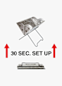 UCO Mini FlatPack barbecue Argent 24508 7