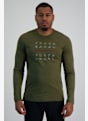 super.natural Icons Herren Longsleeve Grün 25982 1