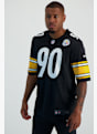 Nike Pittsburgh Steelers T.J. Watt Home maglia da football americano uomo 23/24 Nero 26882 1
