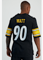 Nike Pittsburgh Steelers T.J. Watt Home maglia da football americano uomo 23/24 Nero 26882 2