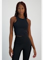 Nike One Fitted Dri-FIT Crop top donna Nero 27589 1