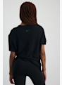 Nike One Relaxed Damen T-Shirt Schwarz 27631 2