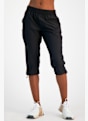 POWERZONE Damen 3/4 Trainerhose Schwarz 28973 1
