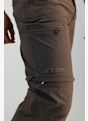 Maier Sports Tajo 2 Zip-Off pantaloni da trekking uomo Marrone 30286 4